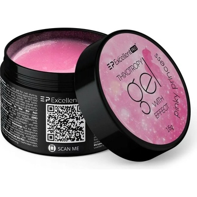 Excellent Pro stavební gel s tekutou pamětí na nehty Pinky Princess15 g