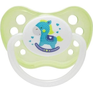 Canpol babies Каучукова анатомична залъгалка Canpol - Toys, 0-6 m, Зелена (23/259_gre)