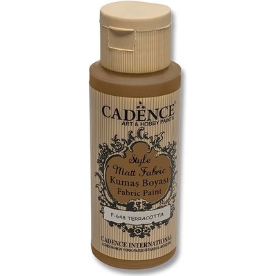 Cadence Barvy na textil Style Matt Fabric cihlová