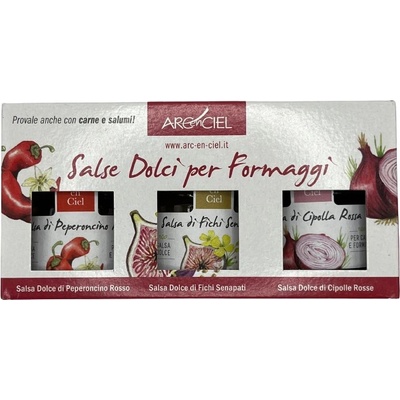 Arc En Ciel Omáčky k sýrům Salse Dolci per Formaggi 3 x 40 g