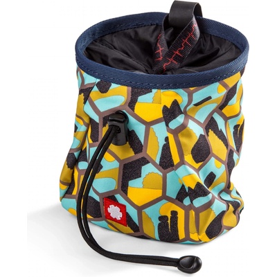 Торбичка за магнезий Ocun Lucky + Belt Chalk bag - Hexagon Yellow - размер One Size (335-0632-0411)