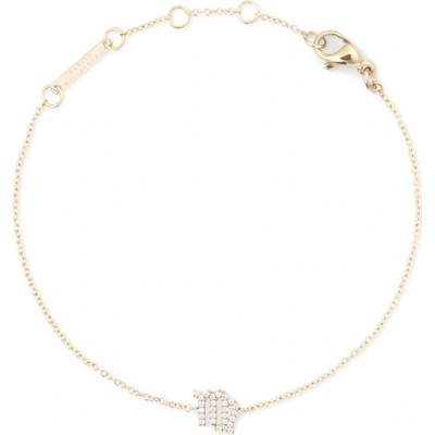 Daniel Wellington Pozlátený retiazkový náramok znamenia Panna Crystal Zodiac DW00400912