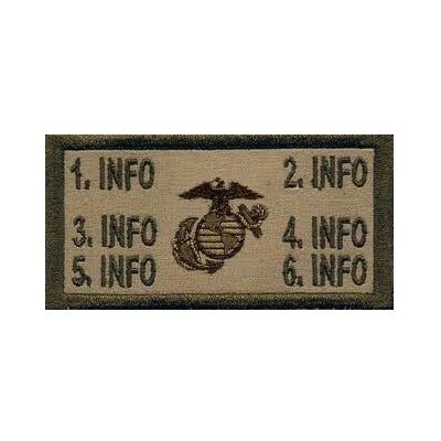 MILITARY RANGE Nášivka USMC velcro