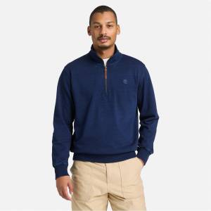Timberland Men's 1/4 Zip Fleece - Rinse