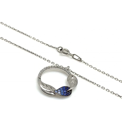 Jan Kos jewellery Stříbrný řetízek s přívěskem 12112134