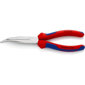 KNIPEX - kliešte s půlkulatými čeľusťmi 200 mm zahnuté 2625200