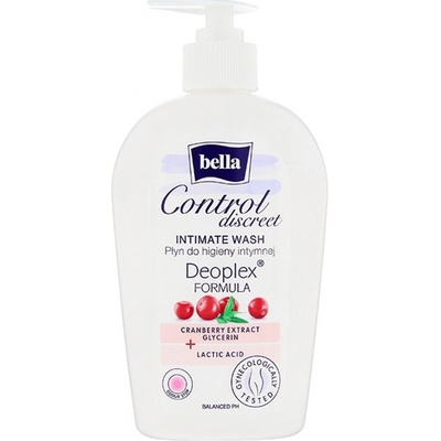 Bella Control Discreet Intímny umývací gél pumpička 300 ml