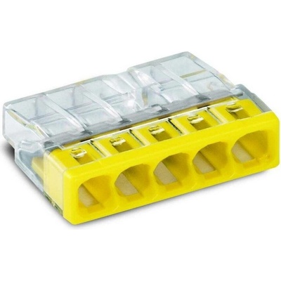 WAGO Spojovací svorka bezšroubová - 5 vodičů 22x5,8x16,7mm