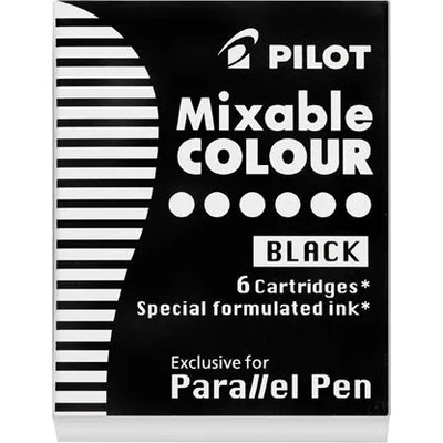 Pilot Касета за писалка, PILOT "Parallel Pen", черна IC-P3-S6-B (IC-P3-S6-B)