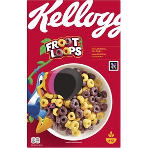 Kellogg's Зърнена закуска Kellogg's - Froot Loops, 375 g (1100036640) - ozone