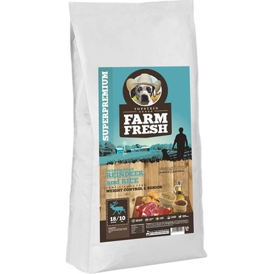 Topstein Farm Fresh Scandinavian Reindeer and Rice Weight Control a Senior 15 kg