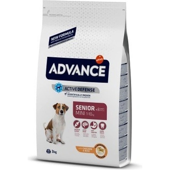 ADVANCE Dog Mini Senior за 8+ - 3кг