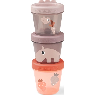 Done by Deer Контейнери за закуски Ozzo 3 бр (1236011)