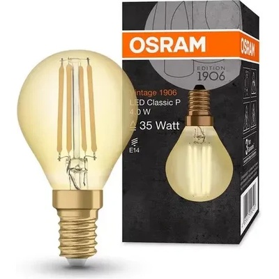 OSRAM Led ЛАМПА vintage 1906 led cl p fil gold 35 4w/825 e14 ledvance (ledvance 4058075293496)
