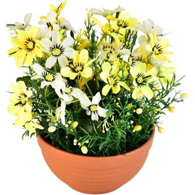Květinová miska žlutá Ø23/ 21 cm
