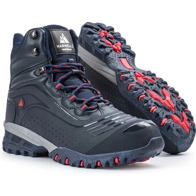 Marwells Мъжки туристически боти - Тъмносини 20210835585 (362205_Тъмносин)