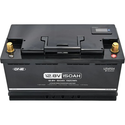 One LiFePO4 150Ah right+
