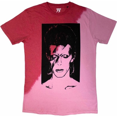 David Bowie tričko Aladdin Sane červené