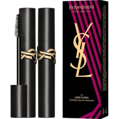 Yves Saint Laurent Lash Clash Duo Objemová řasenka Lash Clash (Extreme Volume Mascara) 2 x 9 ml dárková sada