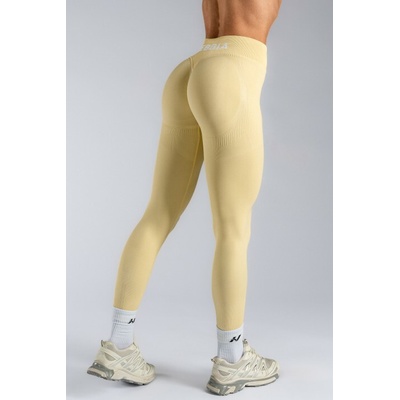 Tvarujúce push-up legíny s vysokým pásom ICE CREAM 888 yellow NEBBIA