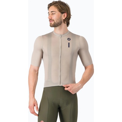 Castelli DRITTONE LOGO zemitá sivá/belgická modrá