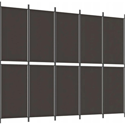 VidaXL Paraván 350235 hnědý 250 x 200 cm