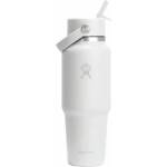 Hydro Flask Бутилка за вода Hydro Flask Wide Flex Straw Travel Bottle Water bottle - White - размер 946 ml (533-2183-2011)