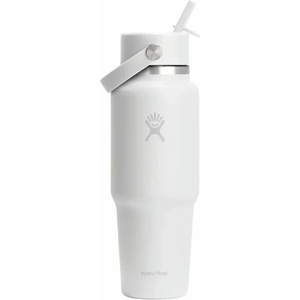 Hydro Flask Бутилка за вода Hydro Flask Wide Flex Straw Travel Bottle Water bottle - White - размер 946 ml (533-2183-2011)