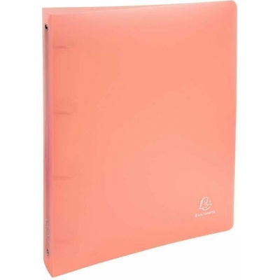 Exacompta Pastel PP 4 Kroužkový pořadač A4 40 mm - korálový