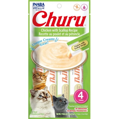 Churu Cat Chicken with Scallop 4 x 14 g