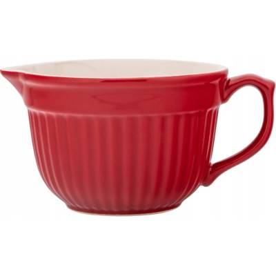 Altom Design Keramická miska s uchem a výlevkou Red Chilli 13,5 cm 0,55 l