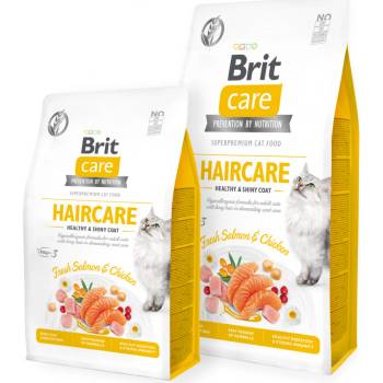 Brit Care Cat Grain-Free Haircare Healthy & Shiny Coat 3 x 7 kg