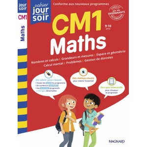 Maths CM1 - Cahier Jour Soir (2025)