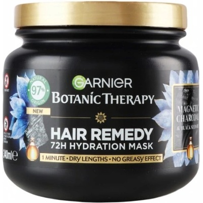 Garnier Botanic Therapy Magnetic Charcoal Hair Remedy - Маска за коса със сухи краища 340мл