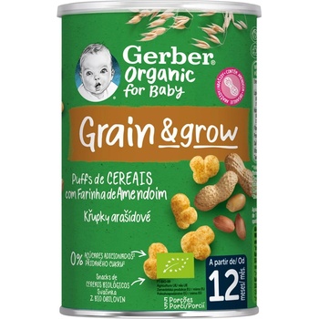 GERBER Organic chrumky arašidové 35 g