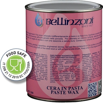 Bellinzoni leštiaca a konzervačná pasta, transparentná, 250ml/750ml Množstvo: 250ml