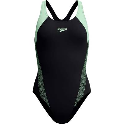 Speedo Дамски бански костюм Speedo Women's Hyperboom Splice Racerback Swimsuit - Alfalfa Green - размер 36 (EU) (150-5716-0113)