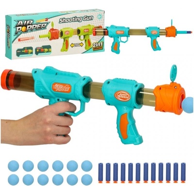 3510_1 Pištoľ na penové náboje Air Popper 2v1