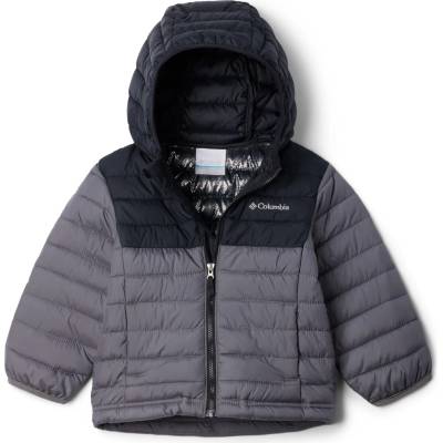 Columbia Детско синтетично яке Columbia Kid's Powder Lite II/2 Hooded Jacket Synthetic jacket - Grey (703-4650-0514)