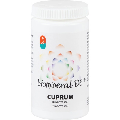 Biomineral D6 Meď cuprum 180 tabliet