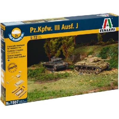 Italeri Fast Assembly tanky 7507 Pz.Kpfw.III Ausf.J 33-7507 1:72
