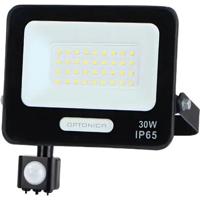 OPTONICA Led ПРОЖЕКТОР СЪС СЕНЗОР 30w 2700lm ip65 ЧЕРЕН optonica (3801057158556)