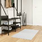 vidaXL Килим OVIEDO с къс косъм, сив, 60x110 см (375528)