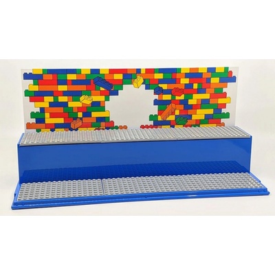 LEGO® 5006157 Vitrínka na hranie a vystavovanie modré
