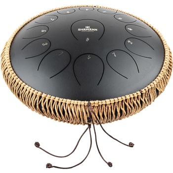 Image 1 of Shamann 14" 13 Notes C Major Spackle Black Tongue Drum (YS13-14SP)