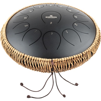 Shamann 14" 13 Notes C Major Spackle Black Tongue Drum (YS13-14SP)