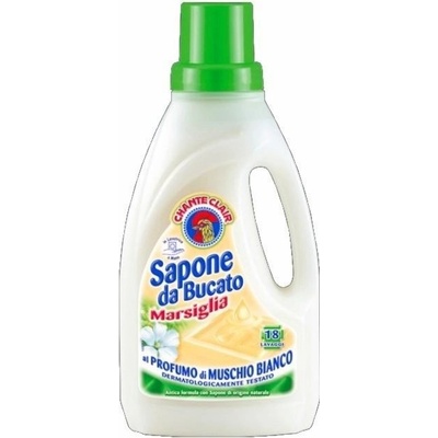 ChanteClair Chic Sapone da Bucato Muschio Bianco Marsiglia Bílý Mošus tekuté prací mýdlo 18 PD 1 l