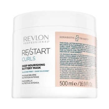 Revlon Restart Curls Deep Nourishing Buttery Mask подхранваща маска за къдрава коса 500 ml
