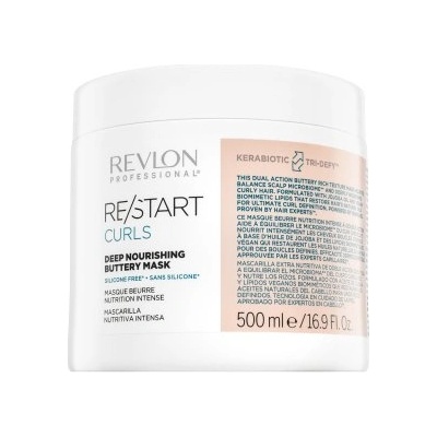 Revlon Restart Curls Deep Nourishing Buttery Mask подхранваща маска за къдрава коса 500 ml