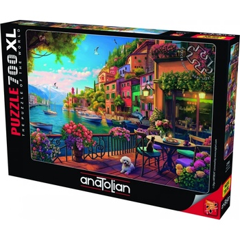 Anatolian Пъзел Anatolian - Кафене край езерото Комо, 700 XL части (P2705)